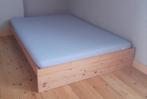 Tweepersoonsbed, Huis en Inrichting, Slaapkamer | Bedden, Ophalen, Zo goed als nieuw, Tweepersoons, Hout