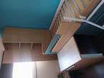 Half hoogslaper met bureau en kast, Ophalen, Zo goed als nieuw, Hoogslaper
