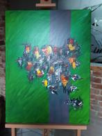 Modern abstract schilderij getiteld “Heart Of Glass”., Enlèvement