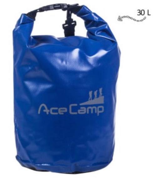 Ace Camp Vinyl Dry Sack 30L NIEUW (blauw), Bijoux, Sacs & Beauté, Sacs | Sacs de voyage & Petits Sacs de voyage, Neuf, Bleu, Enlèvement ou Envoi