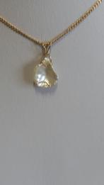 18-karaats geelgouden gekweekte parelhanger, Geel, Nieuw, Ophalen of Verzenden, Met parel