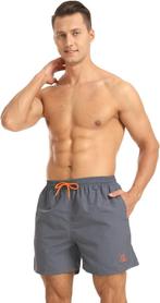 Shorts de bain JustSun LIVRAISON RAPIDE ET GRATUITE, Envoi, Taille 52/54 (L), Gris, Short de bain