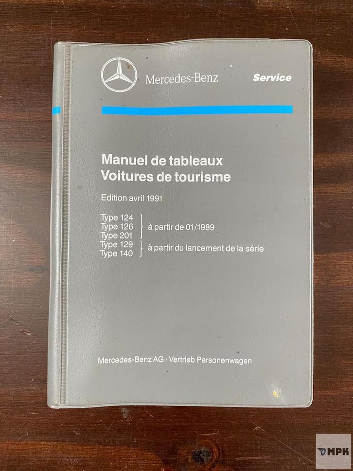 Handboek Mercedes-Benz Service 1991 Frans, Auto diversen, Handleidingen en Instructieboekjes, Ophalen of Verzenden