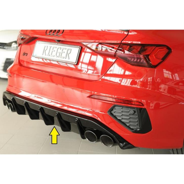 DIFFUSEUR ARRIERE AUDI A3 GY SPORTBACK (19-21) - RIEGER, Autos : Divers, Tuning & Styling, Enlèvement ou Envoi