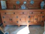 Massief eikenhouten dressoir 2,80 X 1,15 X 0,57 m, Ophalen, Zo goed als nieuw, Eikenhout