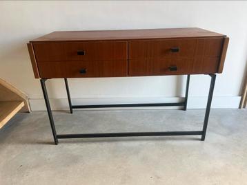 Vintage mid-century lowboard - commode Cees Braeckman beschikbaar voor biedingen