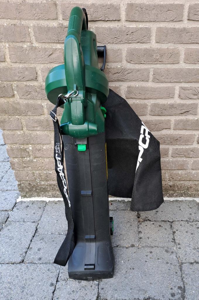 Topcraft bladblazer en -zuiger TBV-2800, Tuin en Terras, Bladblazers, Gebruikt, Handgedragen, Elektrisch, Met opvangzak, Met versnipperfunctie
