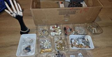 Te koop lot sieraden - kettingen - ringen !!!, Enlèvement, Bague