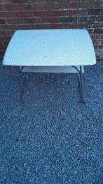 belle petite table pliante vointage camping jardin terrasse, Enlèvement, Utilisé, Rectangulaire