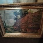 Antieke schilderij., Enlèvement ou Envoi