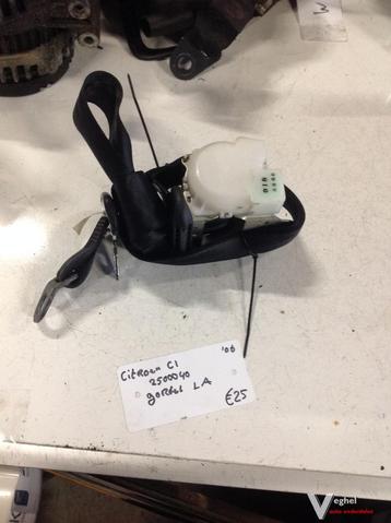 Citroen C1 2006 Wagennr 2500040   Gordel Linksachter beschikbaar voor biedingen