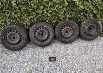 4 stalen wielen 16 inch Peugeot/ Citroën (4×108)