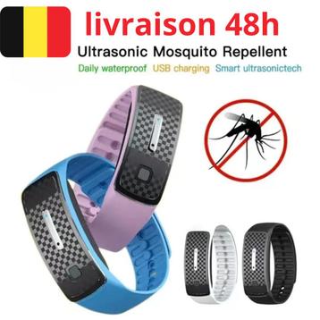 ✅ Bracelet Anti Moustique Insectes Ravageurs Répulsif Antipa