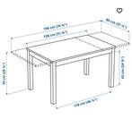 Uitschuifbare tafel, Huis en Inrichting, Ophalen, Gebruikt