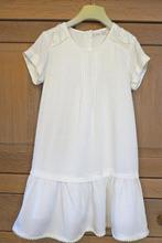 Robe blanche fluide, Name It, 9-10 ans, TBE, Kinderen en Baby's, Kinderkleding | Maat 134, Name it, Meisje, Ophalen of Verzenden