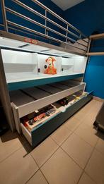 Hoogslaper met Buro, logeerbed en schuif, Huis en Inrichting, Ophalen, Hoogslaper