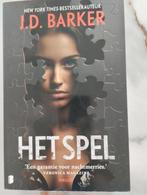 Het spel - JD Barker, Ophalen of Verzenden, Zo goed als nieuw