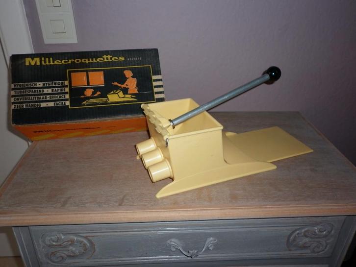 Krokettenmaker, krokettenmachine, millecroquettes, Verzamelen, Retro, Ophalen of Verzenden