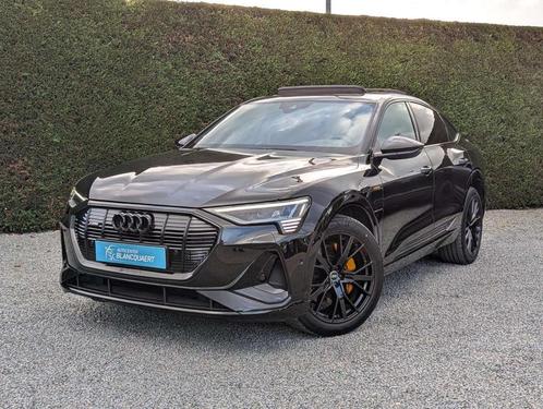 Audi e-tron Q8 55 - Black edition -Opendak- 112.000 NP -S-li, Auto's, Audi, Bedrijf, Te koop, Q8 e-tron, 360° camera, 4x4, Achteruitrijcamera