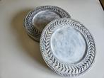 Set de 6 Sous-assiettes vintage, Ophalen, Overige materialen, Gebruikt, Bord(en)