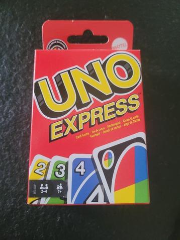 Uno express (nouveau), Trois ou quatre joueurs, Enlèvement, Neuf