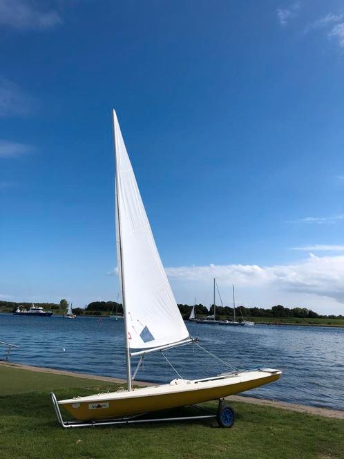 Laser zeilboot, Watersport en Boten, Open zeilboten, Gebruikt, Laser, 3 tot 6 meter, Polyester, Geen motor, Ophalen