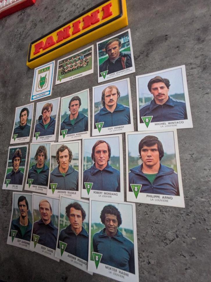 PANINI FOOTBALL 78 LA LOUVIERE 17 STICKERS 1978 voetbal, Hobby en Vrije tijd, Stickers en Plaatjes, Nieuw, Verzenden