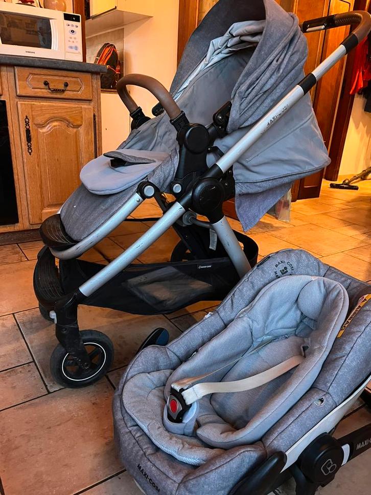 Lot complet articles bebe, Kinderen en Baby's, Kinderwagens en Combinaties, Gebruikt, Combiwagen, Maxi-Cosi, Met autostoeltje