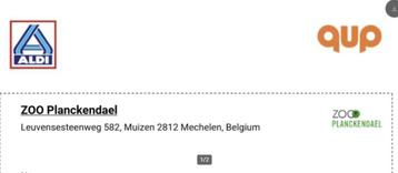 Lot de 3 places Zoo Planckendael le mercredi 17/12/25 beschikbaar voor biedingen