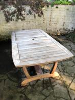teakhouten tafel 6/10 personen, Tuin en Terras, Tuintafels, Ophalen, Gebruikt, Rechthoekig, Teakhout