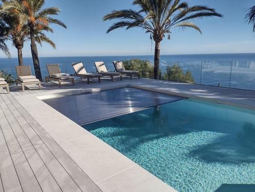 Solar lammelendeck zwembad afdekking roldeck polycarbonaat, Jardin & Terrasse, Accessoires de piscine, Neuf, Couverture de piscine