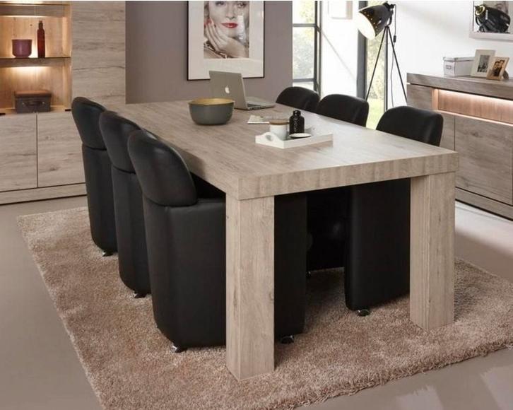 Meubels + tafel + 6 stoelen op wielen, Huis en Inrichting, Complete inboedels, Ophalen
