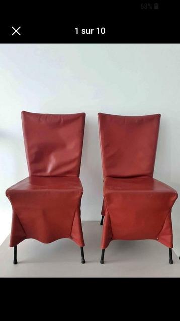 MONTIS leren stoelen van Gérard Van Den Berg (4 X) beschikbaar voor biedingen