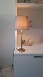 Grijze lamp met 2 extra peren, Ophalen, Zo goed als nieuw