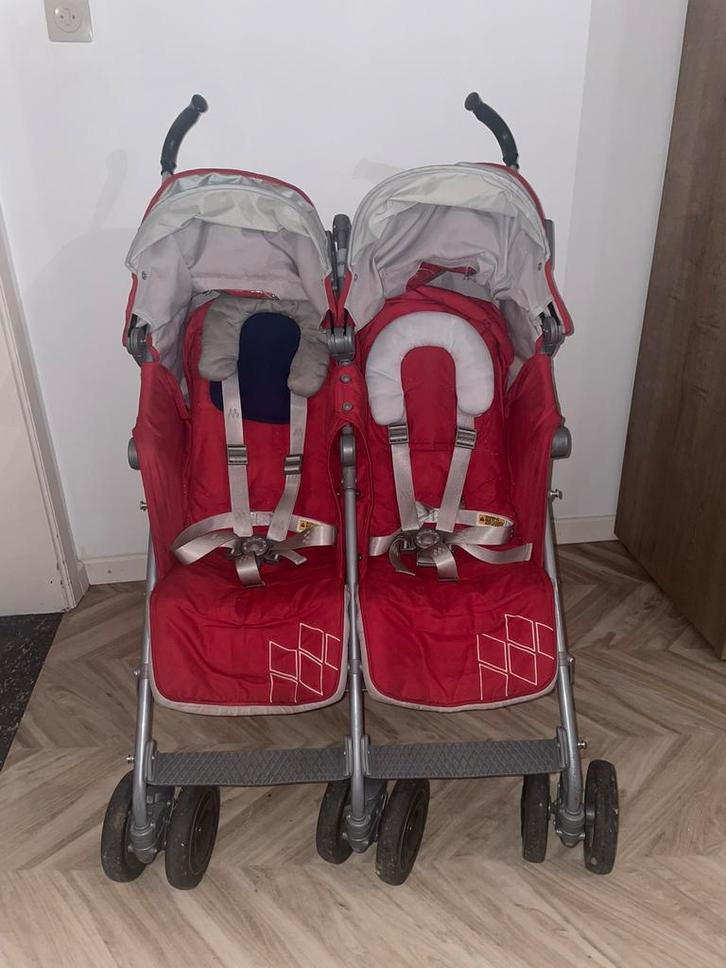 Poussette Maclaren double twin techno, Enfants & Bébés, Buggys, Comme neuf, Maclaren, Enlèvement