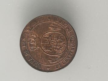 2 1/2 centimos de escudos Isabel II beschikbaar voor biedingen
