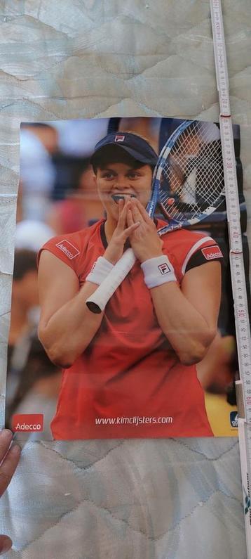 Affiche Kim Clijsters beschikbaar voor biedingen