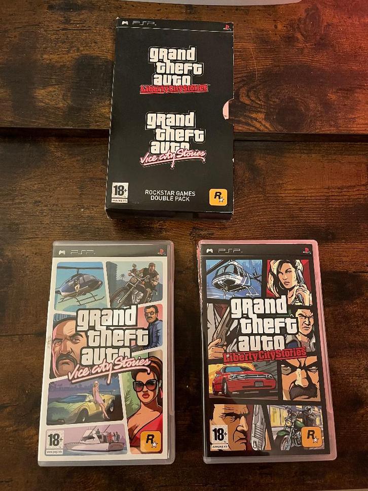 Grand Theft Auto Double Pack PSP, Games en Spelcomputers, Games | Sony PlayStation Portable, Zo goed als nieuw, Ophalen of Verzenden