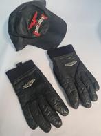 Harley Davidson Leren pet/cap en handschoenen, Motoren, Heren, Harley davidson, Handschoenen, Tweedehands