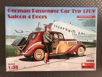 MiniArt 38008 German Passenger Car Type 170V Saloon 4 doors beschikbaar voor biedingen