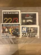 Kranten 22/03/2016, Verzamelen, Tijdschriften, Kranten en Knipsels, Ophalen of Verzenden, 1980 tot heden, Krant