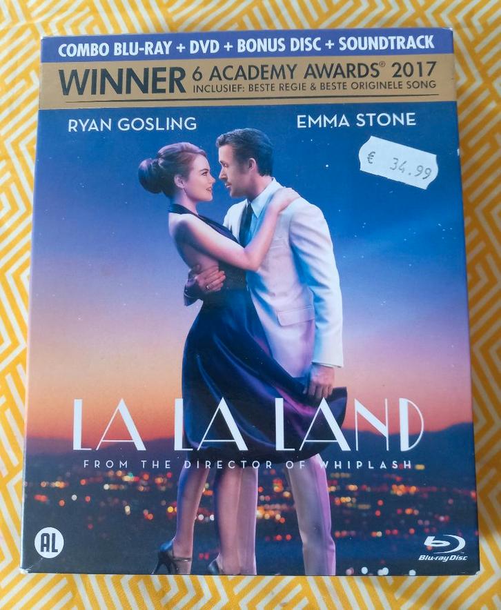 Blu Ray La La Land / Combo Box, Cd's en Dvd's, Blu-ray, Zo goed als nieuw, Avontuur, Ophalen