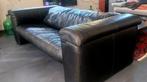 Canape cuir noir Rolf Benz large, Huis en Inrichting, Zetels | Zetels, Ophalen, Gebruikt, Design, Driepersoons