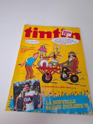journal Tintin du 7-3-78 spécial cyclisme beschikbaar voor biedingen