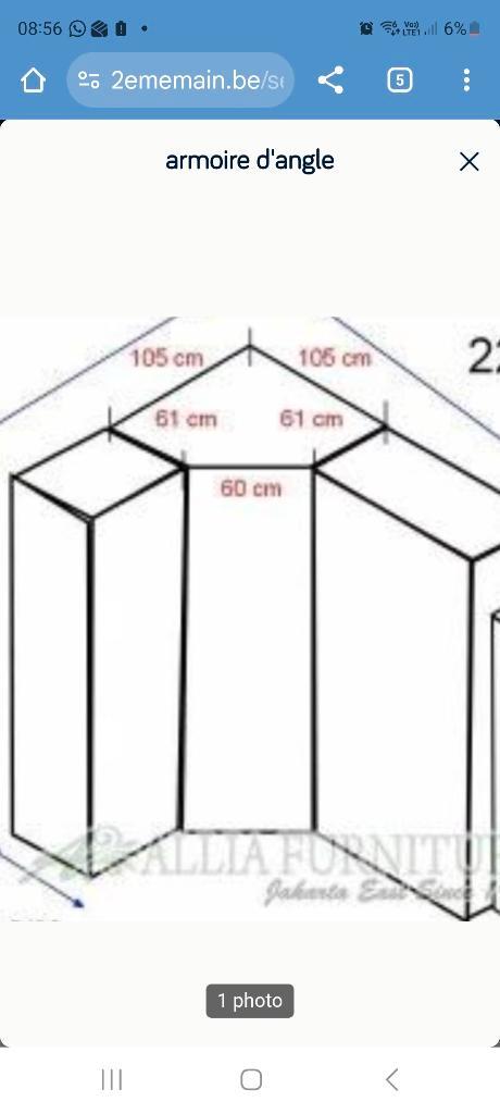 hoekkast, Antiek en Kunst, Antiek | Meubels | Tafels, Ophalen