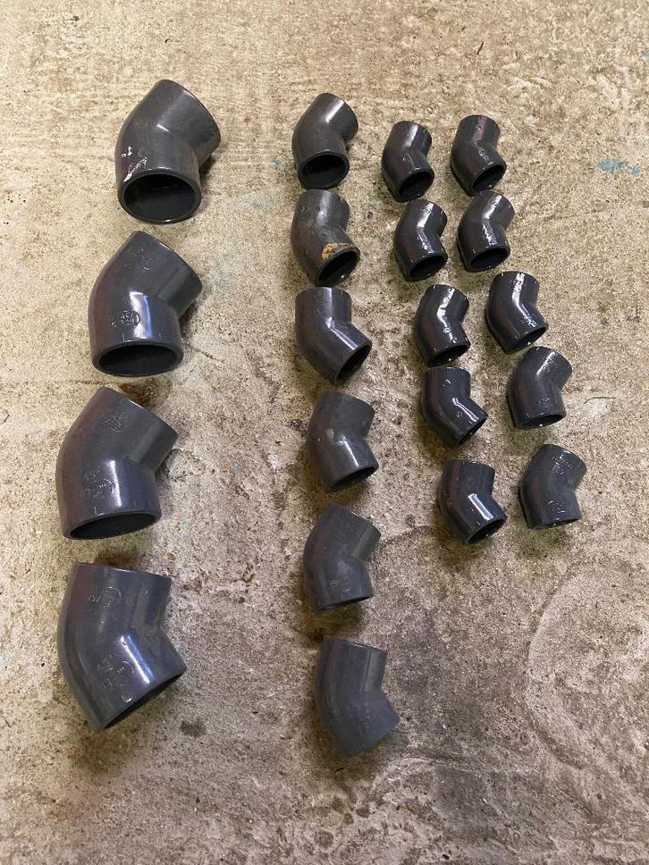 EFFAS PVC PN16 koppelstukken, Tuin en Terras, Vijver-toebehoren, Zo goed als nieuw, Overige typen, Ophalen of Verzenden