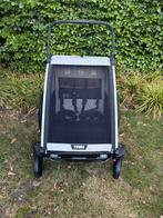 Thule Chariot Lite 2 fietskar – topstaat, 40 à 60 kg, Comme neuf, Enlèvement, Pliable