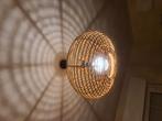 Rotan plafondlamp inc lamp, Huis en Inrichting, Ophalen of Verzenden, Zo goed als nieuw