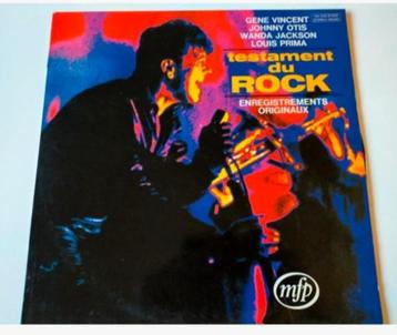 Vinyle LP Testament du Rock Pop Rock 'n Roll