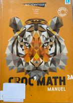 Croc Math - manuel 3A - 9782801057322, Livres, Livres scolaires, Utilisé